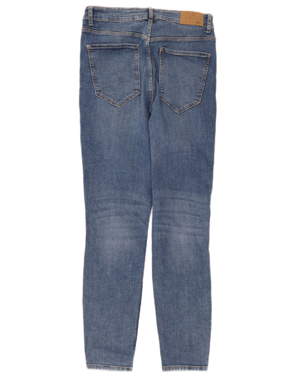 Zara Vaqueros Pitillo Mujer EU 44 XL W34 L26 Algodón Azul