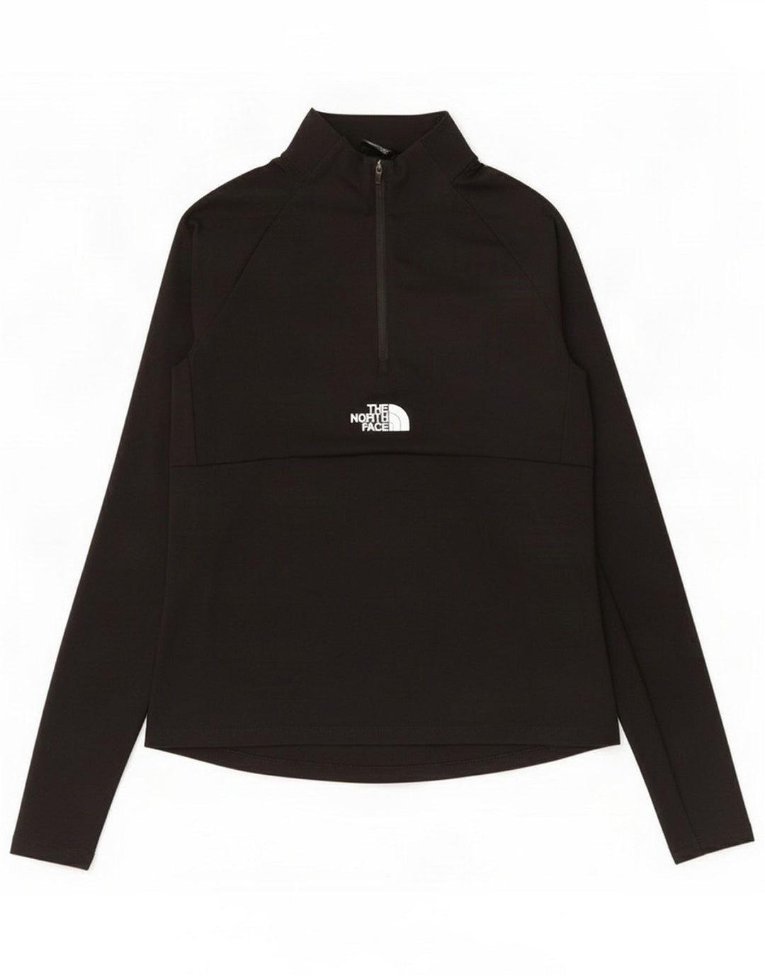 Top de chándal con cuello y cremallera para mujer The North Face UK 40 Small Black