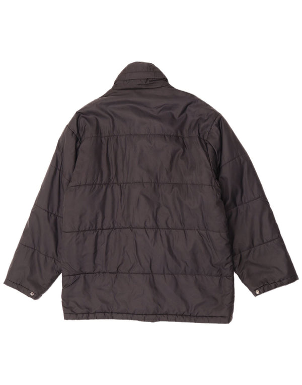 Egon Von Furstenberg Chaqueta acolchada para hombre UK 40 Large Black