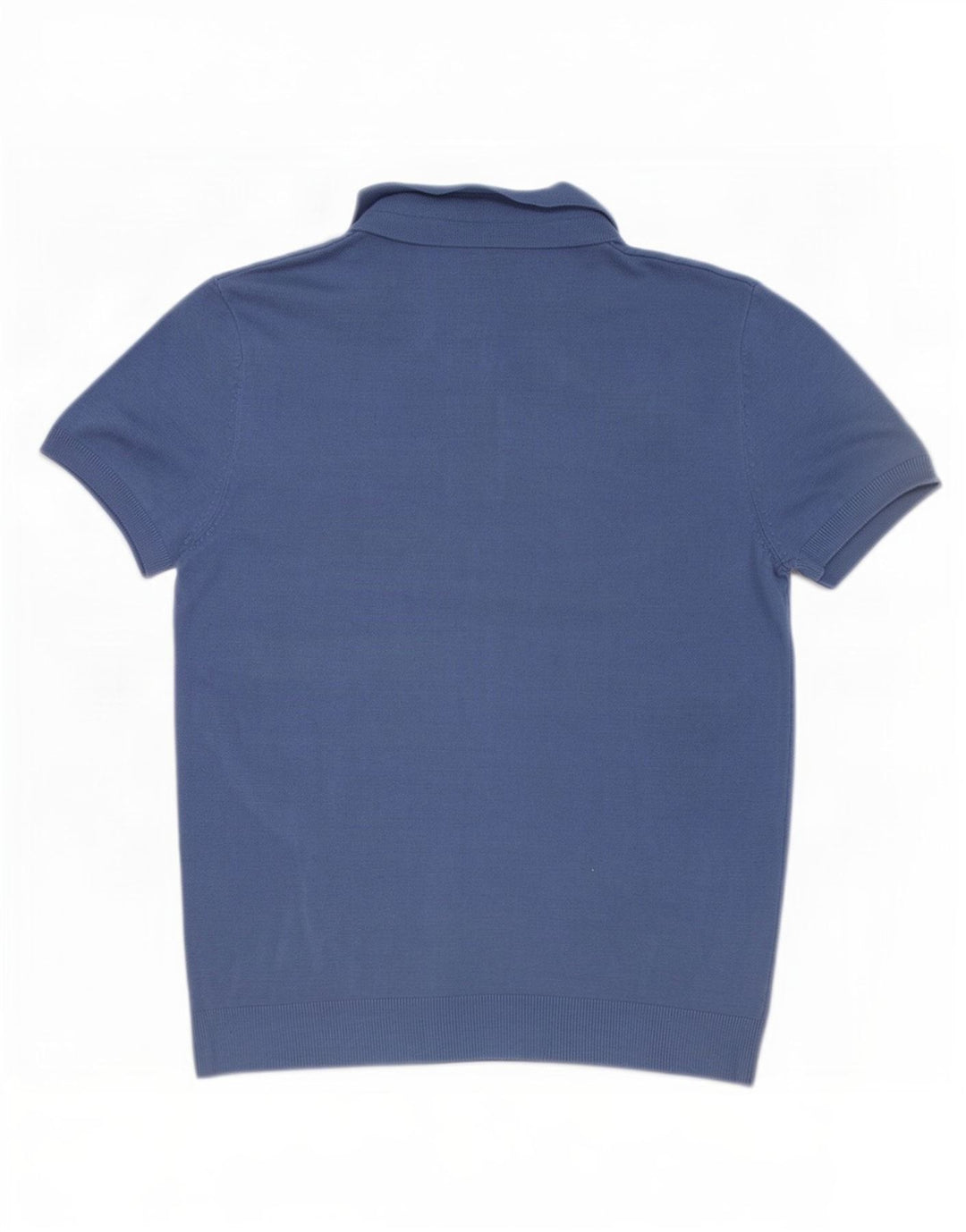 Zara Hombre Polo Viscosa Azul Medio