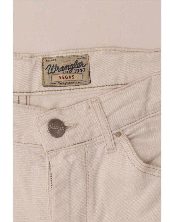 Wrangler Vaqueros Slim Vegas Mujer W30 L32 Blanco