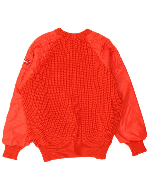 Marina Yachting Jersey acolchado con cuello redondo para hombre EU 36 Small Red Wool