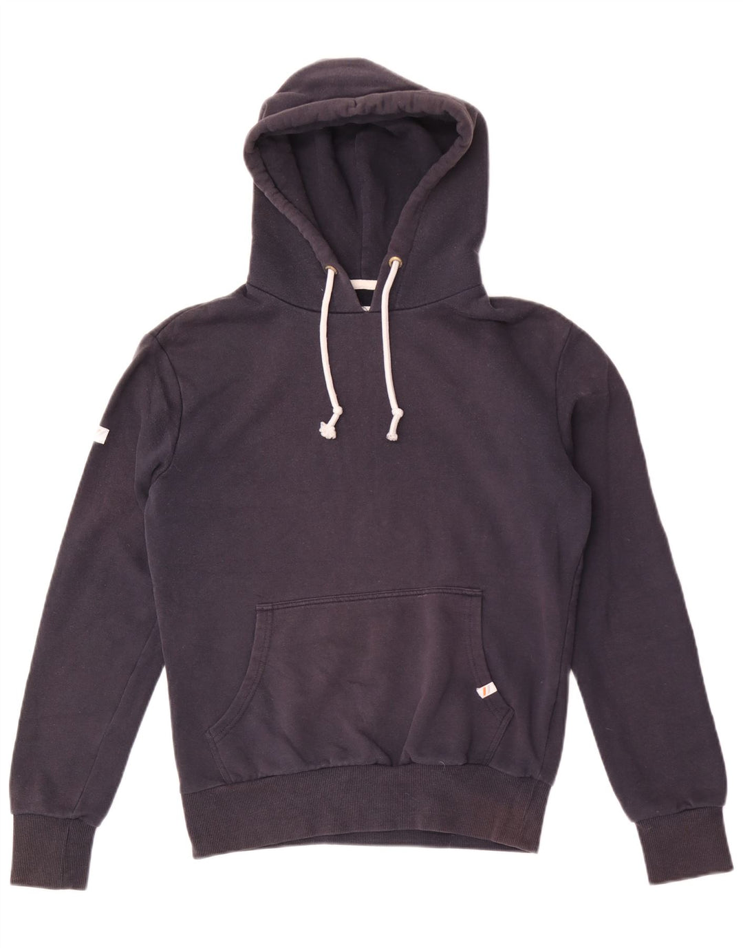 Superdry Hombre Sudadera Con Capucha Jumper Small Azul Marino Algodón