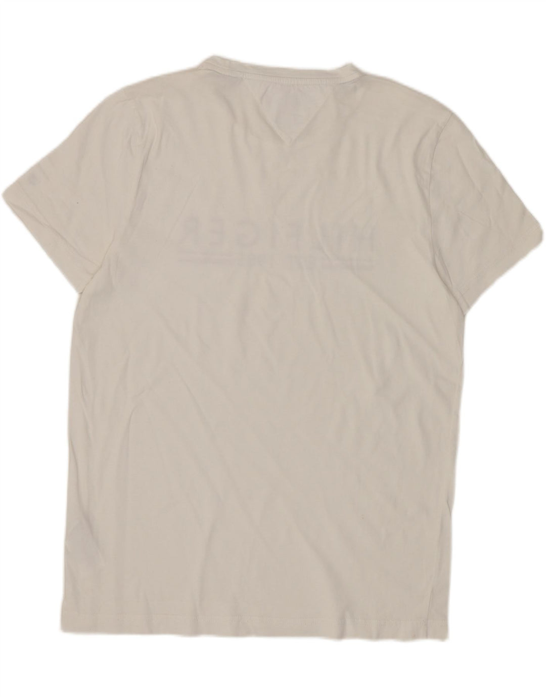 TOMMY HILFIGER Camiseta gráfica para hombre Top Medium White Cotton