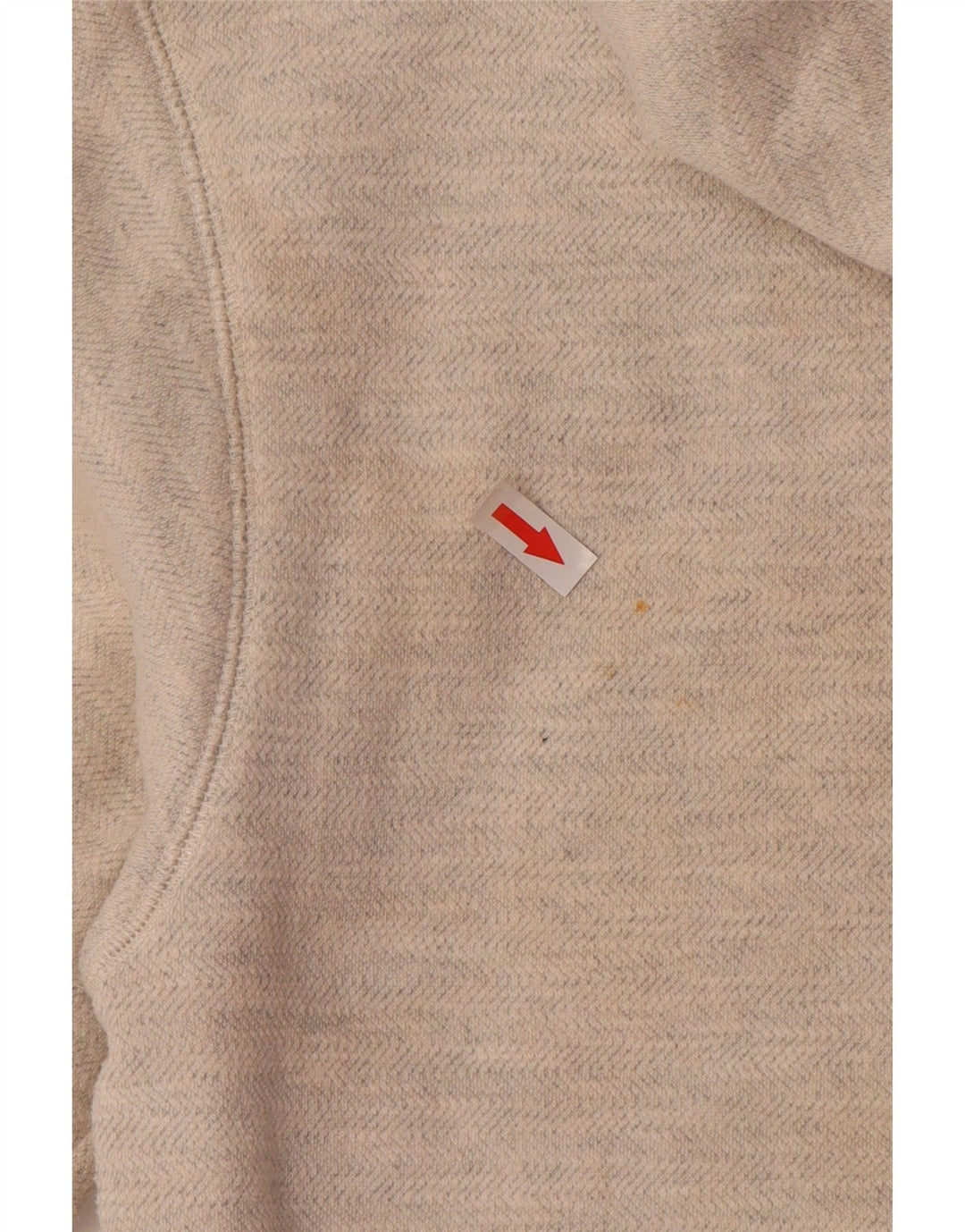 BILLABONG Suéter con capucha y cremallera para mujer UK 8 Small Grey Colourblock