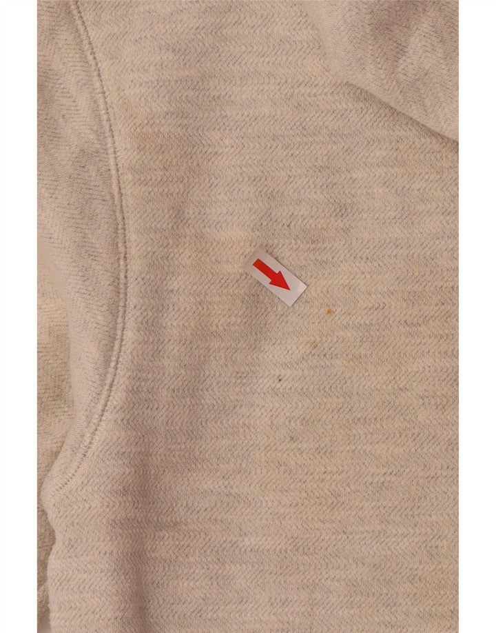 BILLABONG Suéter con capucha y cremallera para mujer UK 8 Small Grey Colourblock