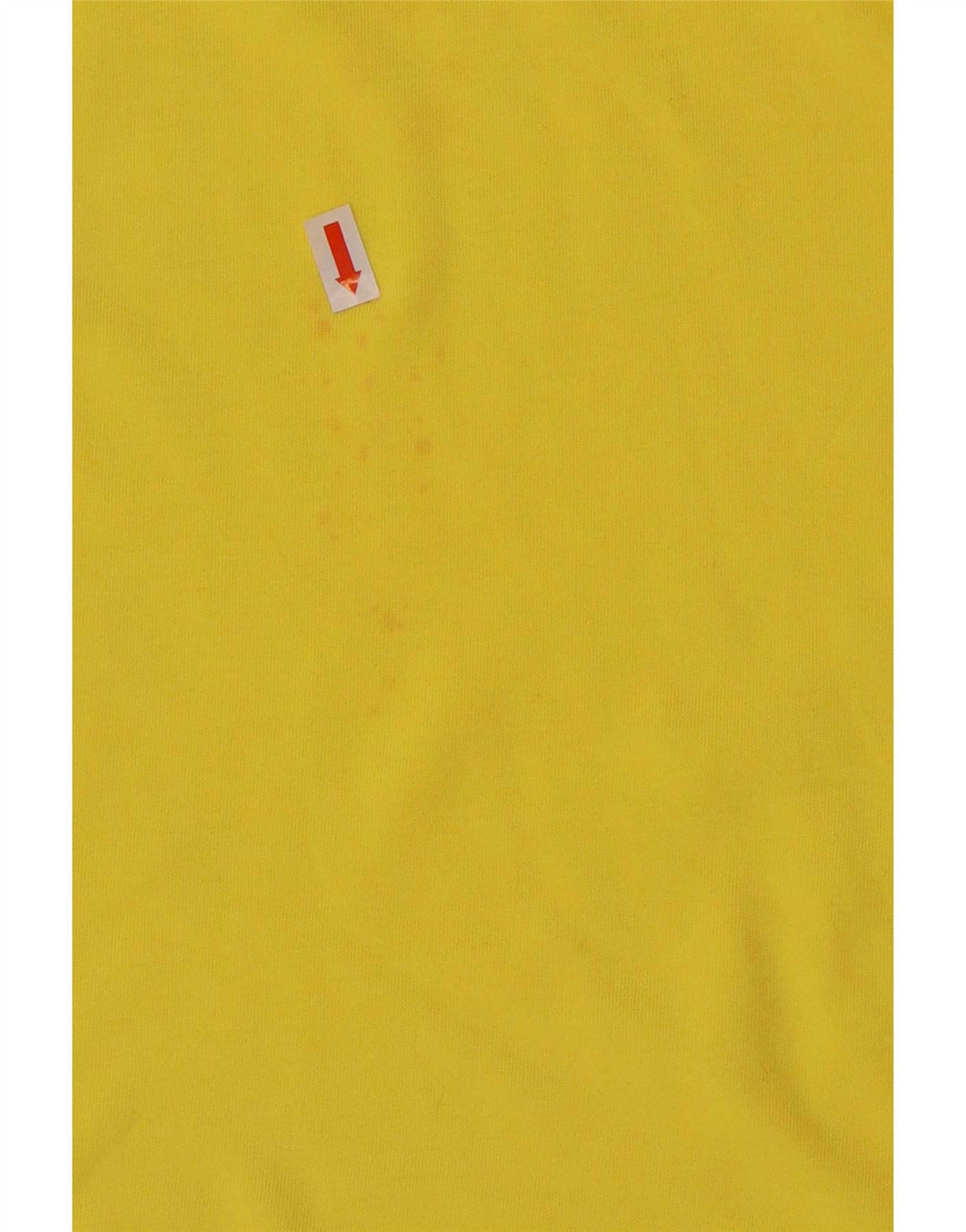 Burton Hombre Camiseta Gráfica Top Small Algodón Amarillo