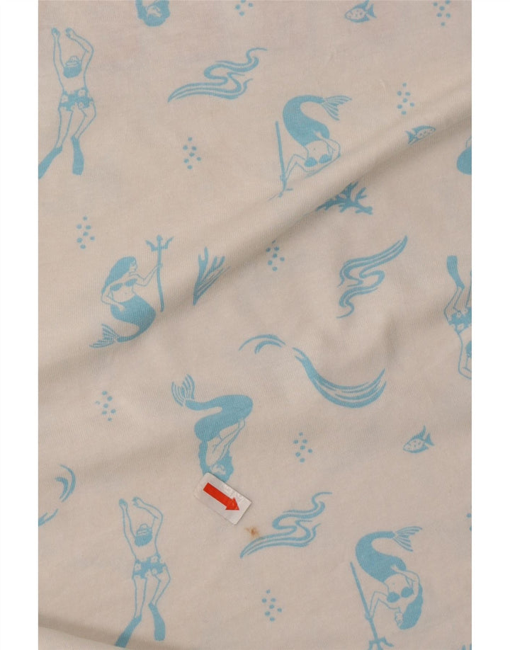 HURLEY Camiseta gráfica para hombre Top Medium White Cotton