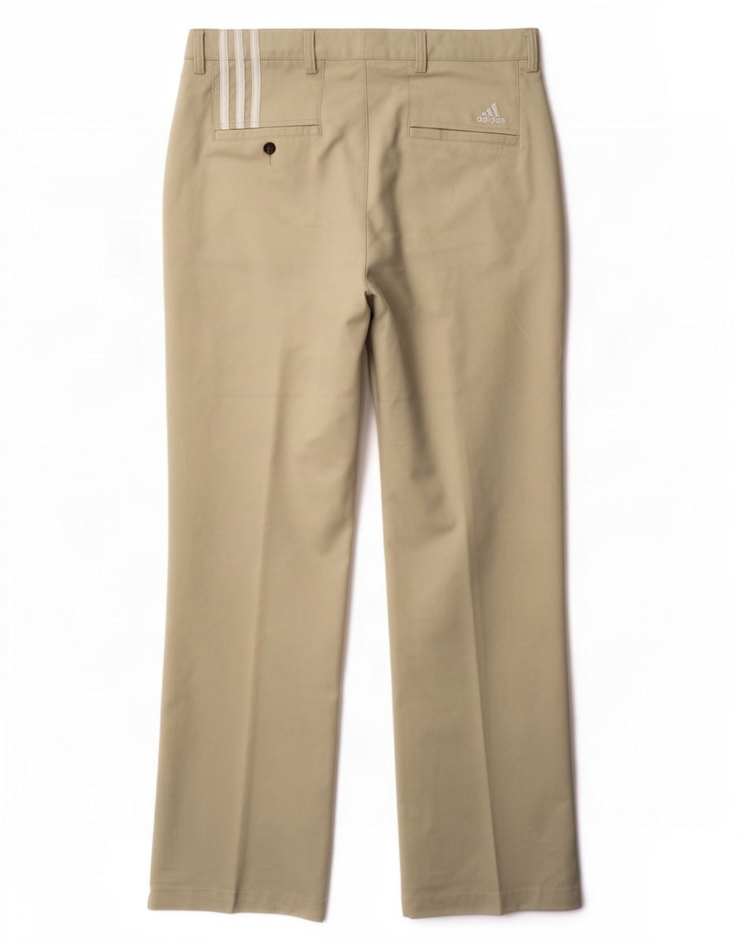 Adidas Pantalón chino recto Climacool para hombre W36 L32 Poliéster beige