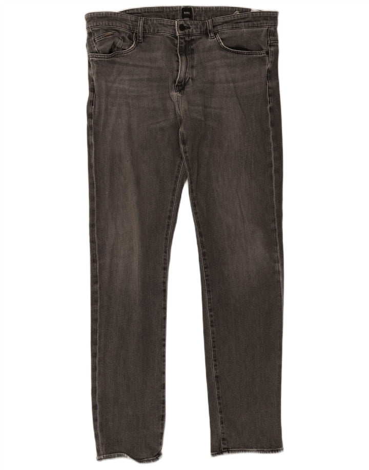 Vaqueros Hugo Boss Hombre Slim W38 L34 Algodón Gris