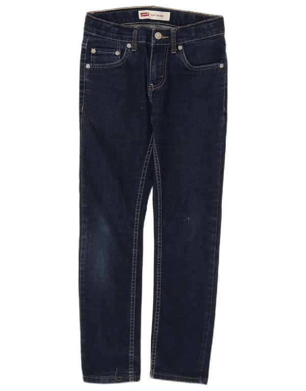 Levi's Vaqueros pitillo 510 para niños 9-10 años W26 L24 Algodón azul marino