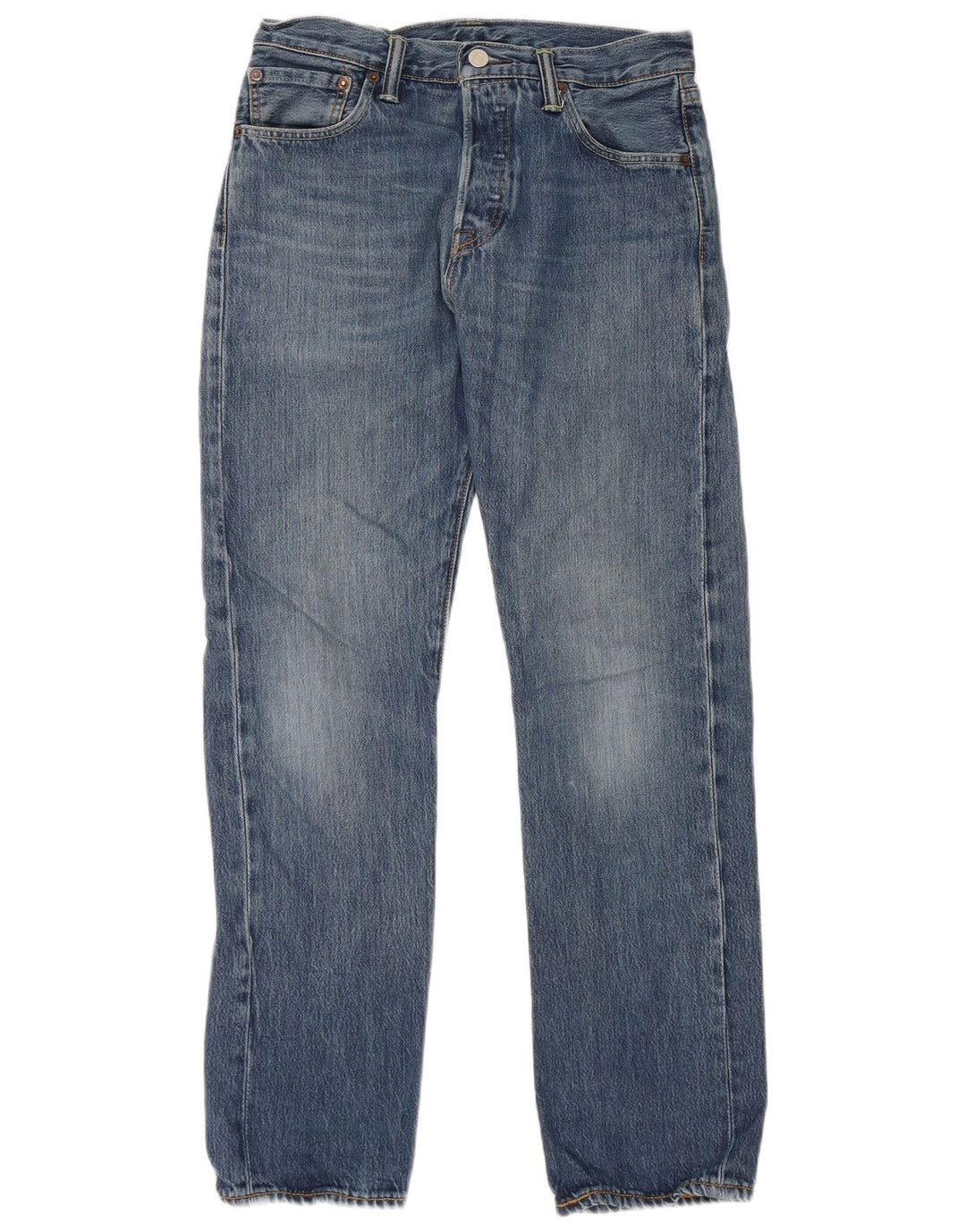 Levi's Hombre 501 Vaqueros Rectos W29 L30 Algodón Azul