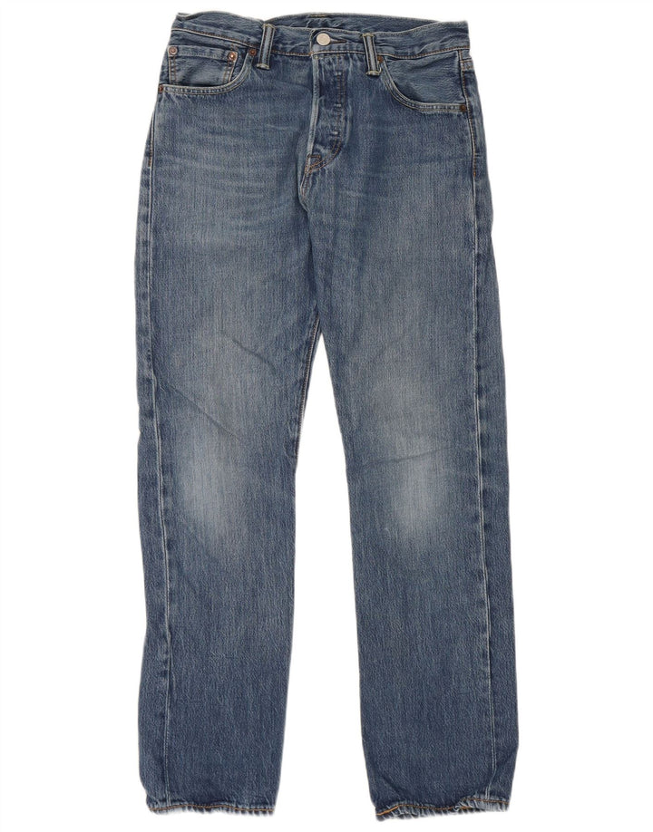 Levi's Hombre 501 Vaqueros Rectos W29 L30 Algodón Azul