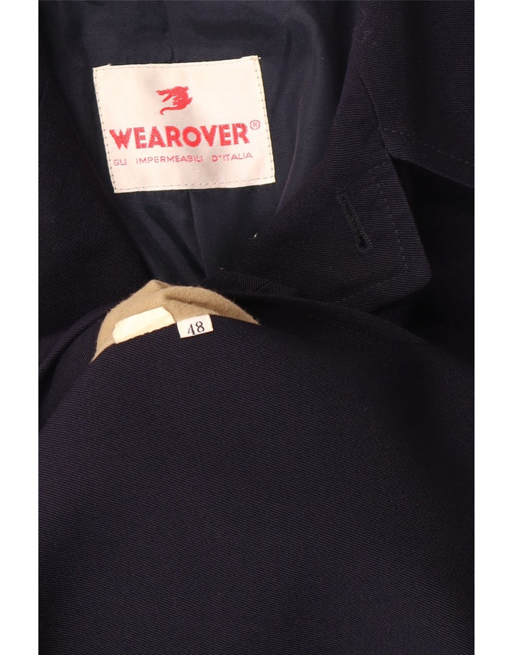 WEAR OVER Abrigo para hombre IT 48 Azul marino medio