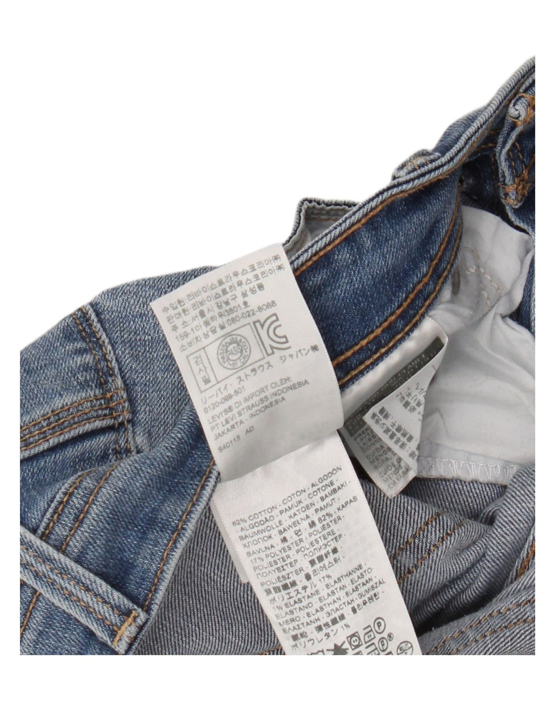 Levi's Vaqueros Bootcut Mujer W30 L27 Algodón Azul