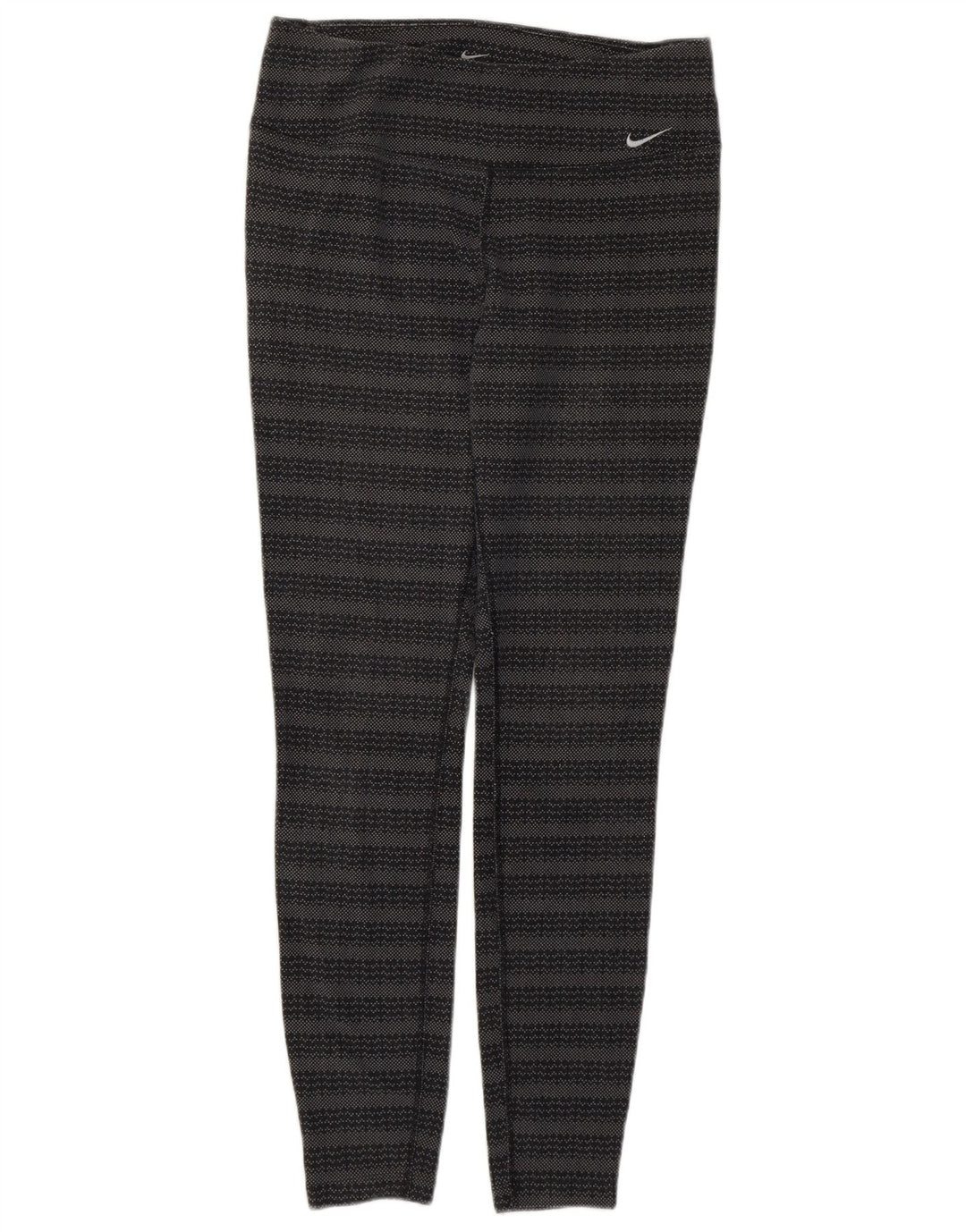 Nike Leggings Dri Fit para mujer UK 12 Algodón geométrico gris medio