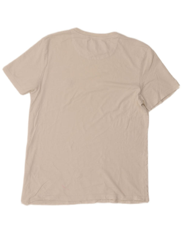 Lyle & Scott Camiseta de manga corta para hombre, talla grande, algodón blanco