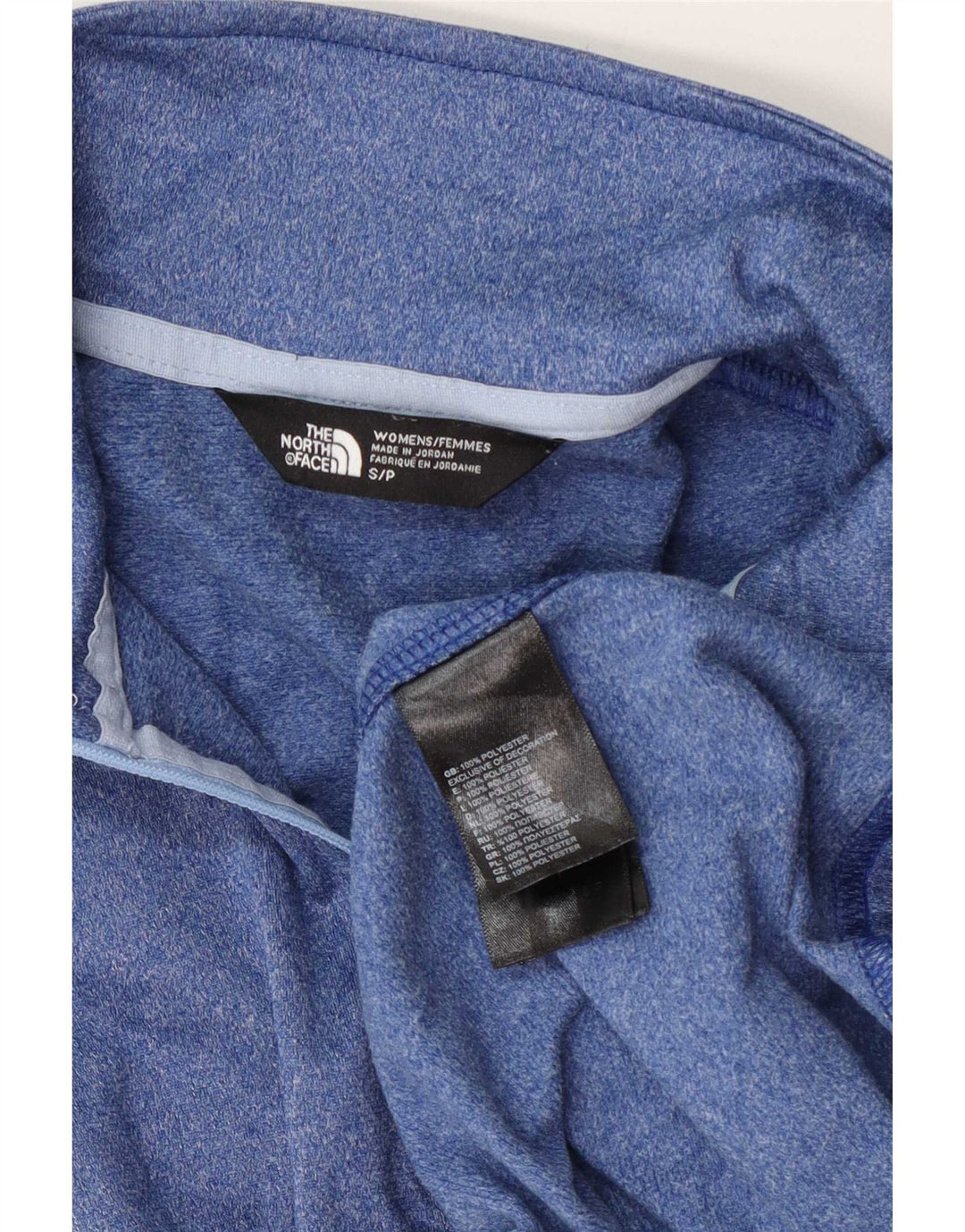 The North Face Top de chándal tipo jersey para mujer UK 10 Small Blue Moteado