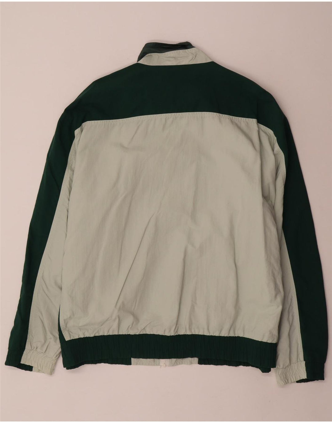 Madison Hombre Chándal Top Chaqueta XL Verde Colorblock Poliamida Deportes