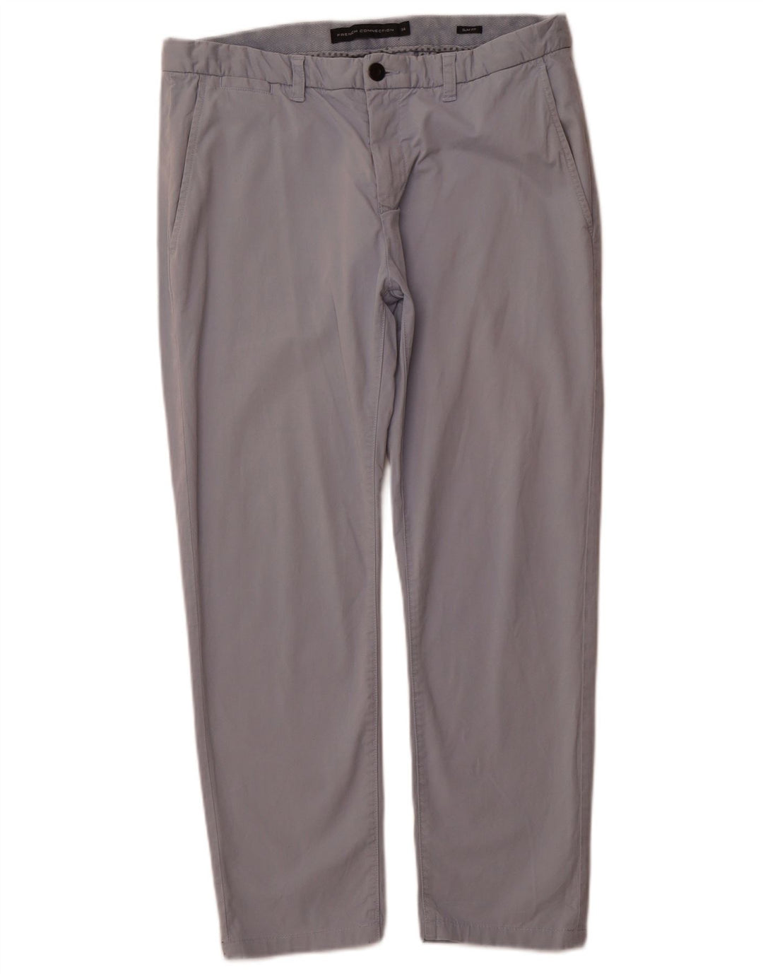 French Connection Pantalón chino slim fit para hombre Talla 34 Algodón azul