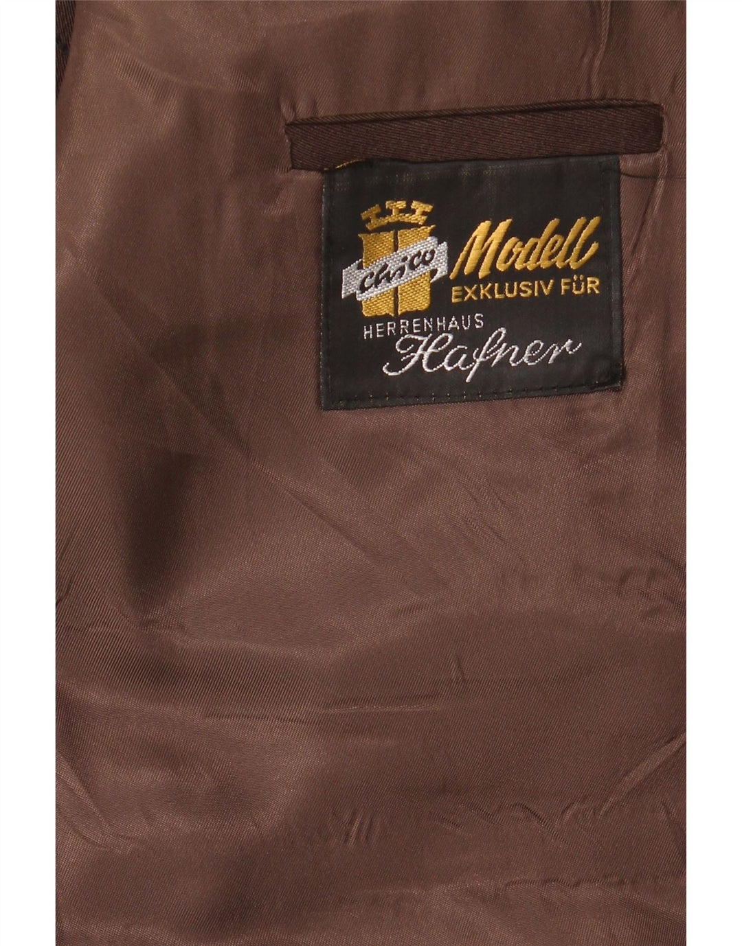 Vintage mujer Blazer chaqueta Reino Unido 14 marrón medio