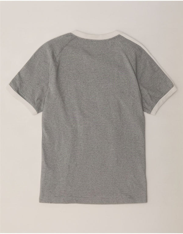Camiseta Adidas Hombre Top Algodón Moteado Gris Medio