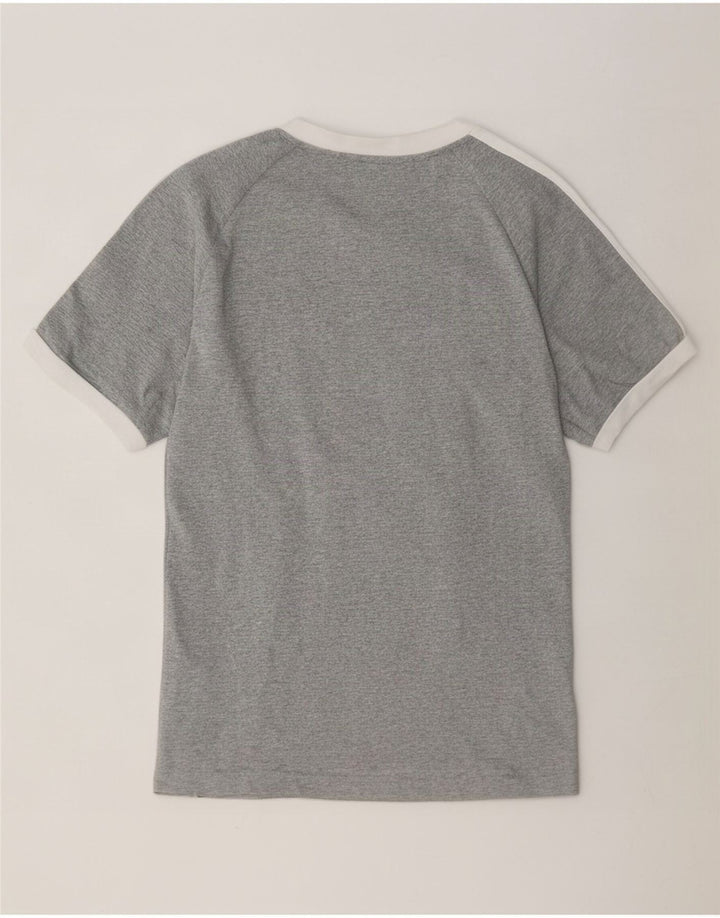 Camiseta Adidas Hombre Top Algodón Moteado Gris Medio