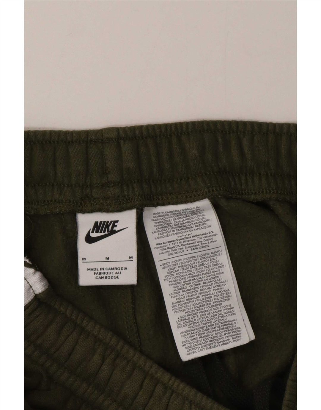 Nike Pantalones De Chándal Con Gráfico Joggers Medium Khaki Colorblock