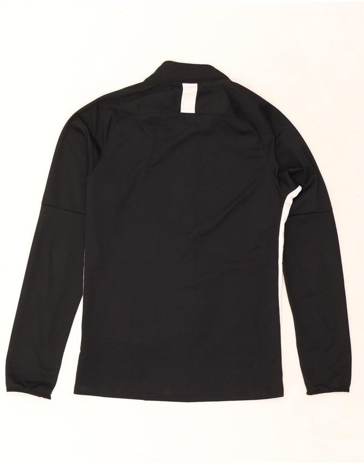 Nike Hombre Dri Fit Chándal Top Chaqueta Pequeña Negro Colorblock Poliéster