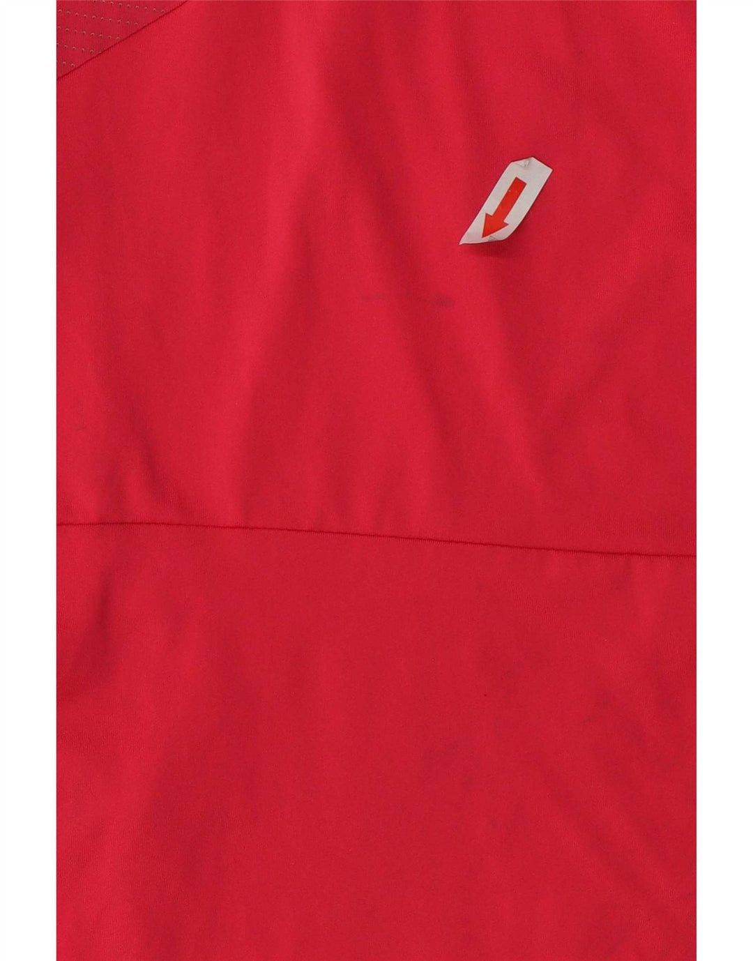 Adidas Mujer Climalite Camiseta Top UK 10 Pequeño Rojo Poliéster