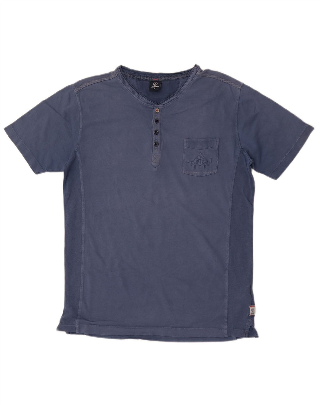 Lerros Camiseta Hombre Top Azul Medio Algodón