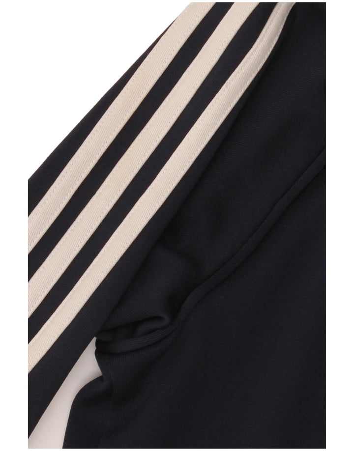 Adidas Hombre Chándal Top Chaqueta Grande Azul Marino Poliéster