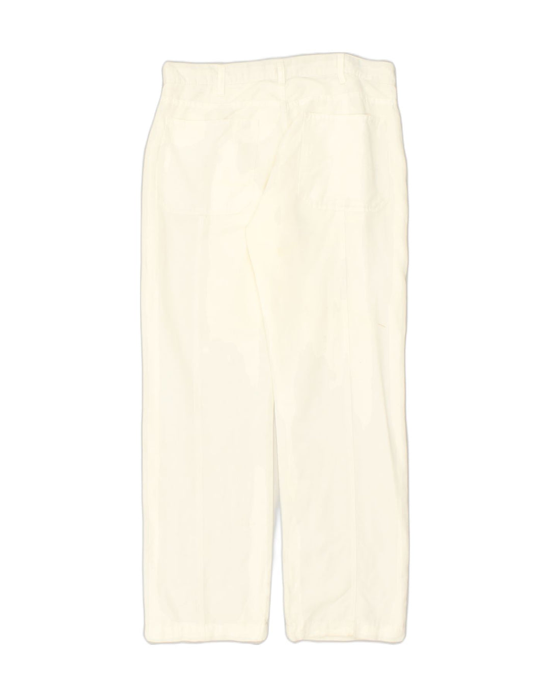 ARMANI Womens Chino Trousers W34 L31  White Cotton | Vintage Armani | Thrift | Second-Hand Armani | Used Clothing | Messina Hembry 