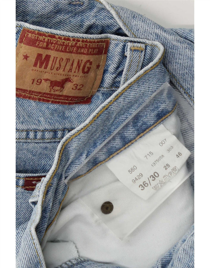 Mustang Vaqueros cónicos para hombre W36 L30 Algodón azul