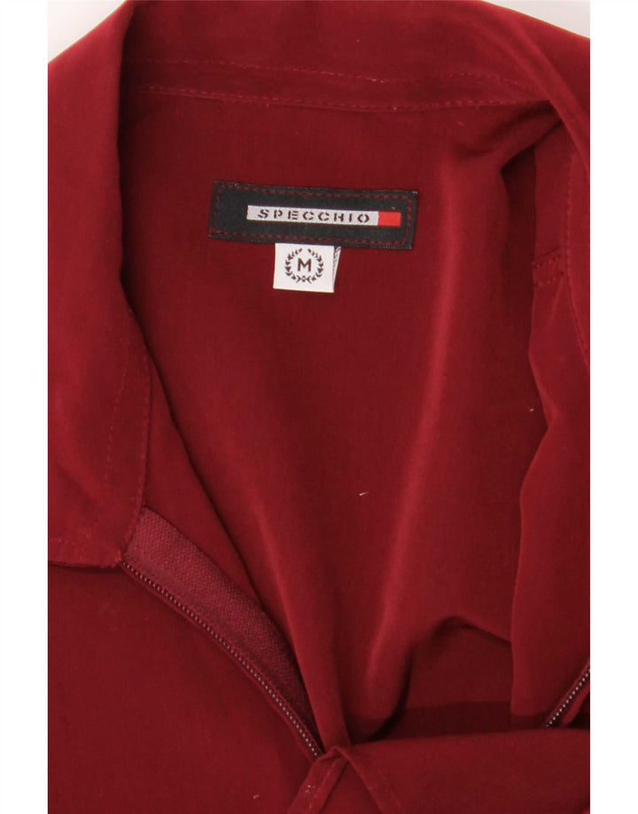 Camisa Specchio Hombre Burdeos Medio