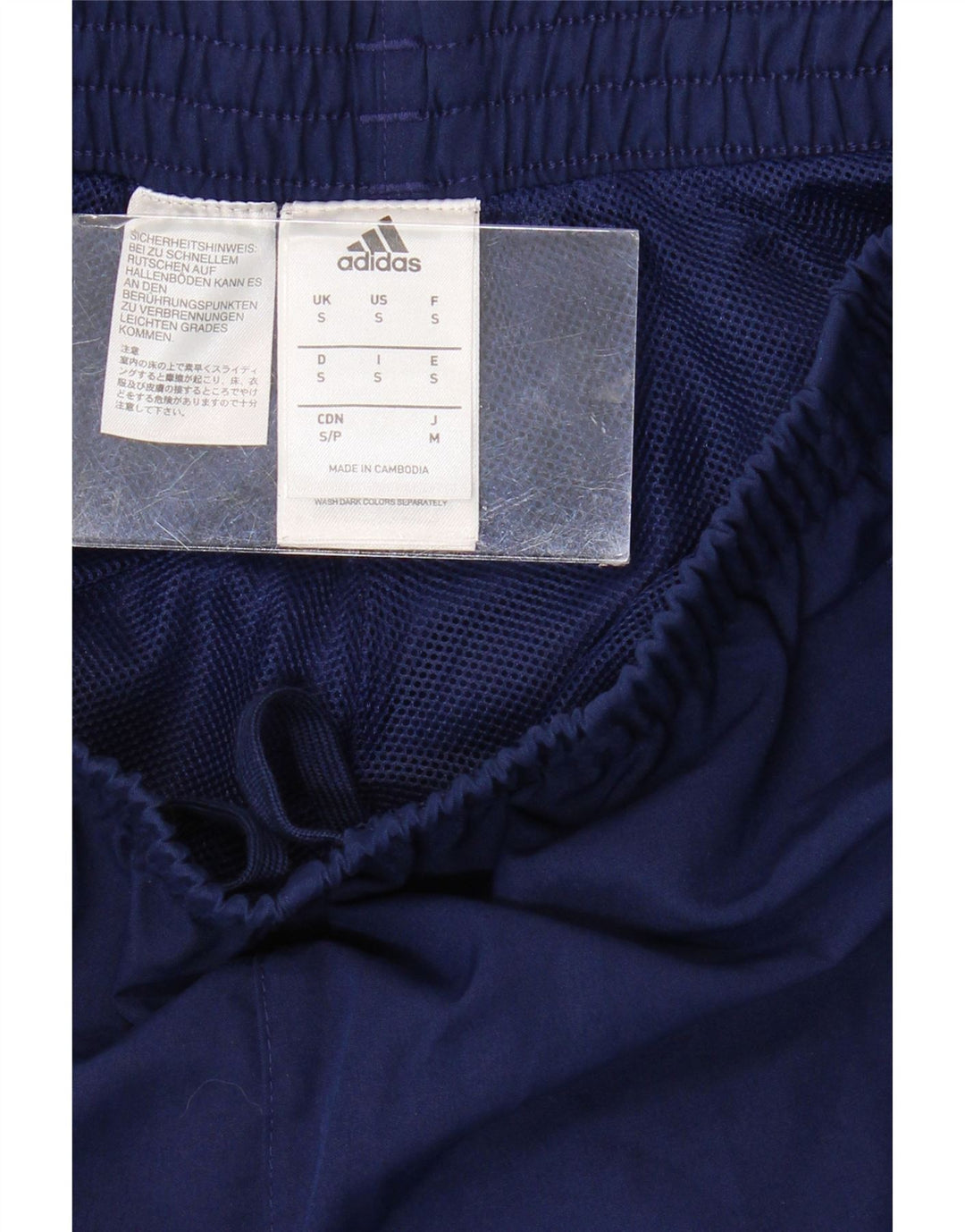 ADIDAS Pantalones de chándal para hombre Joggers Small Azul marino Poliéster