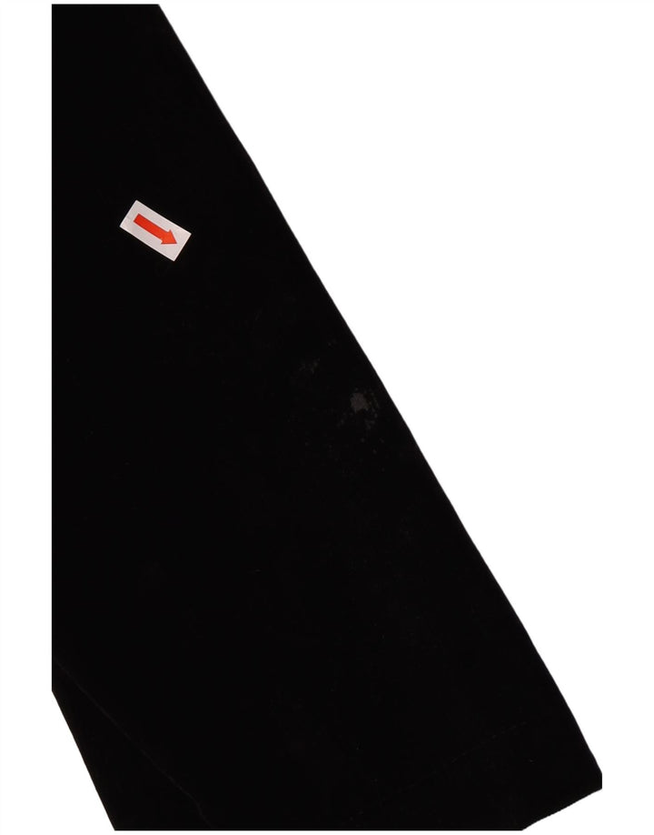 Chaqueta De Pana Benetton Mujer IT 42 Medium Negro Acrílico