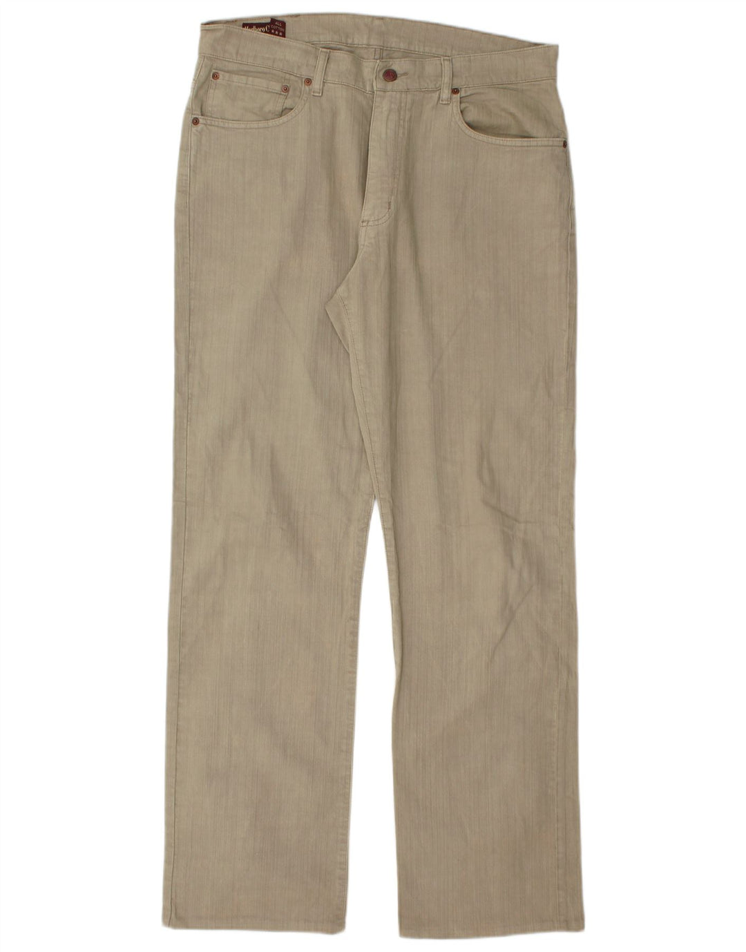 Marlboro Classics Pantalones casuales rectos para hombre W34 L34 Algodón gris