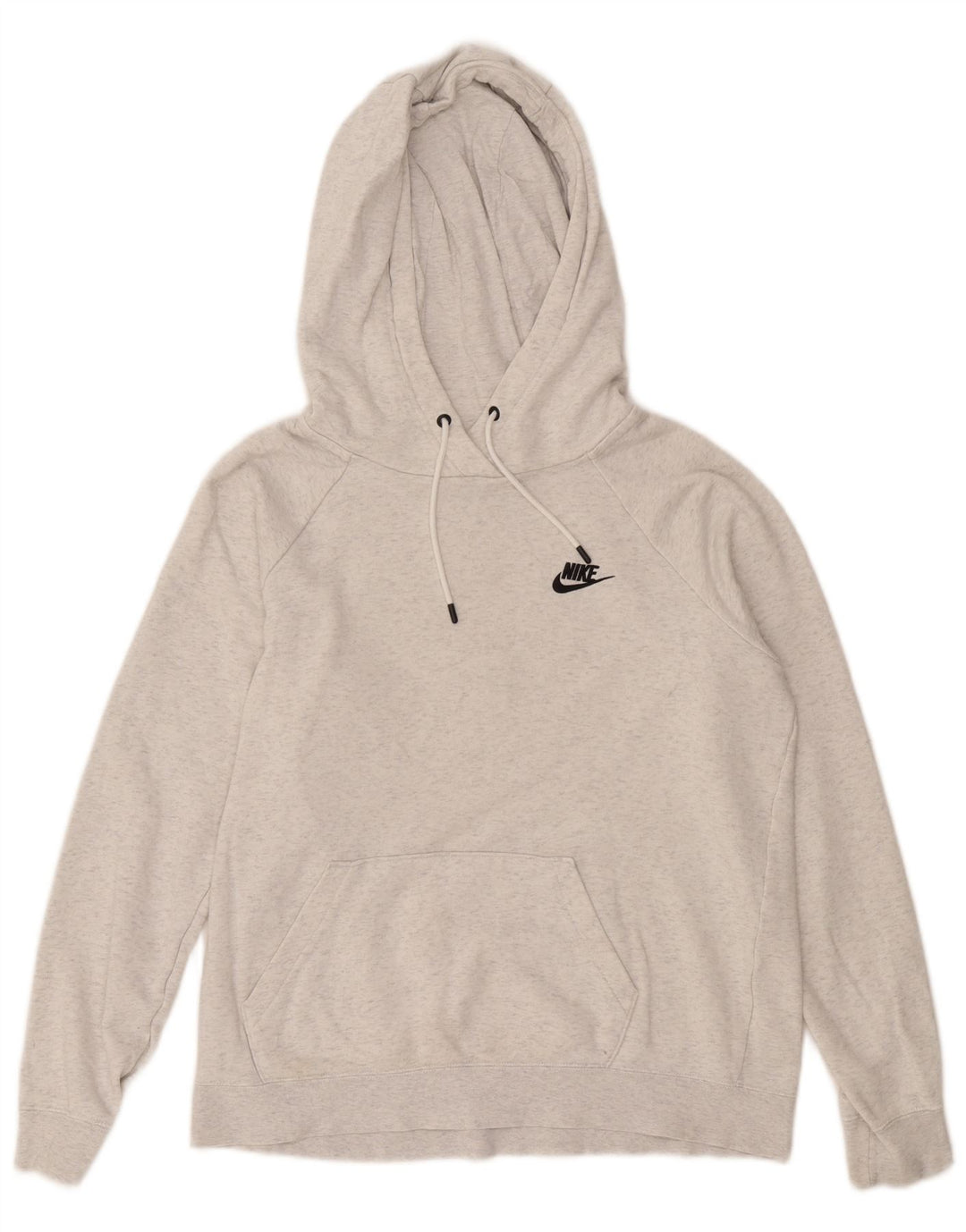 Nike - Sudadera con capucha para mujer, talla 40, algodón gris medio