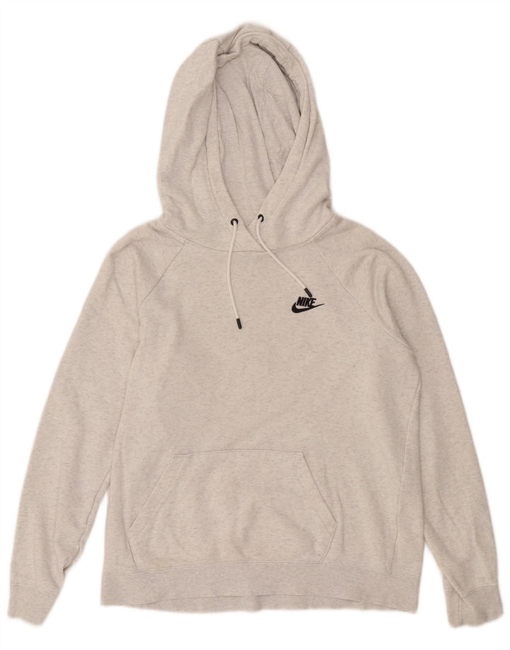 Nike - Sudadera con capucha para mujer, talla 40, algodón gris medio