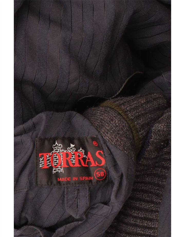 Torras Chaqueta Bomber Hombre IT 58 4XL Lana Gris