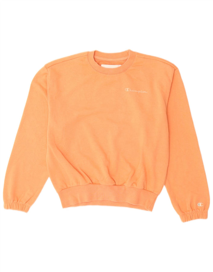 Champion Sudadera para mujer Jumper UK 44 Algodón naranja mediano