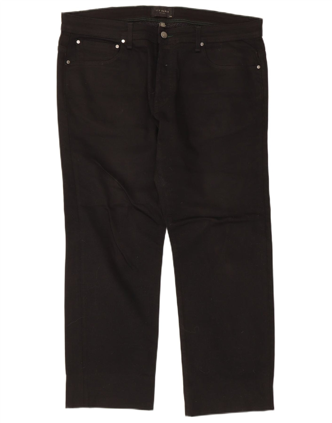 Vaqueros rectos para hombre de Ted Baker W36 L26 Algodón negro