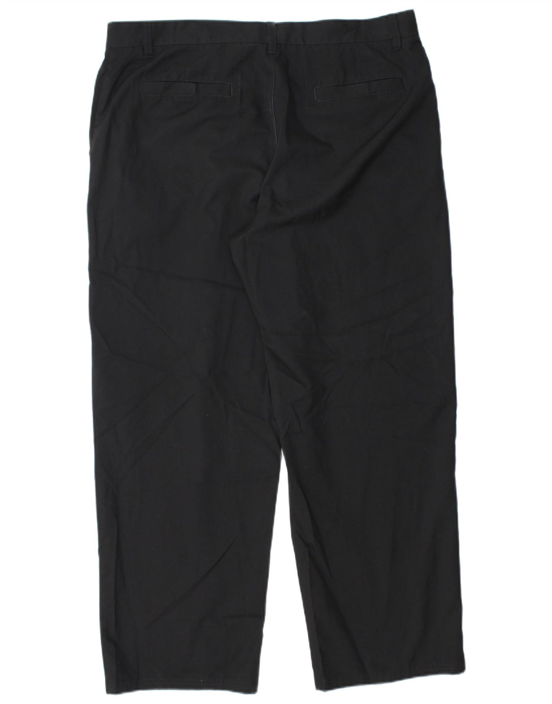IZOD Pantalón cargo recto para hombre W38 L30 Poliéster negro