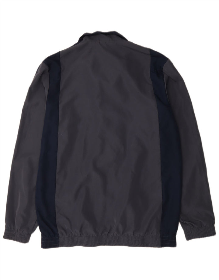 Adidas Mens Chándal Top Chaqueta UK 42/44 Grande Azul Marino Poliéster