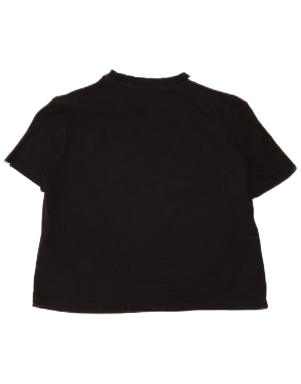 Adidas Camiseta corta para mujer UK 8/10 Small Black Cotton