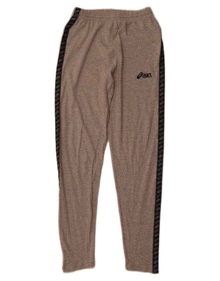 ASICS Pantalones de chándal gráficos para mujer UK 40 Gris medio Colorblock
