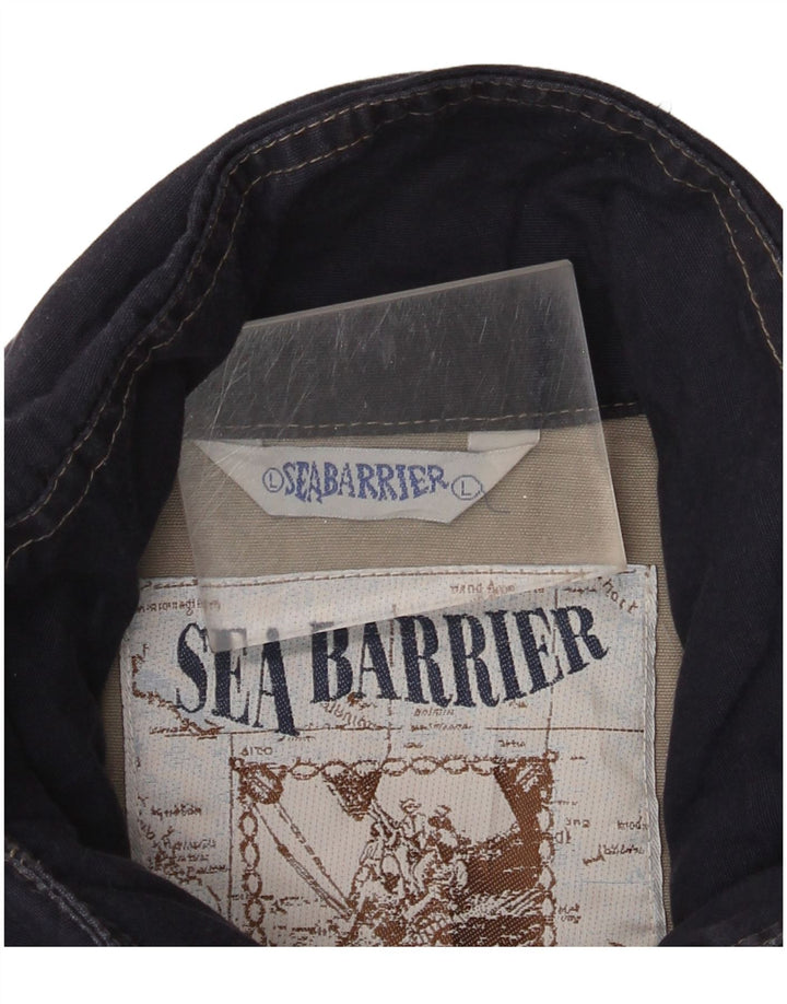 Sea Barrier Chaqueta utilitaria para hombre UK 40 Large Azul marino
