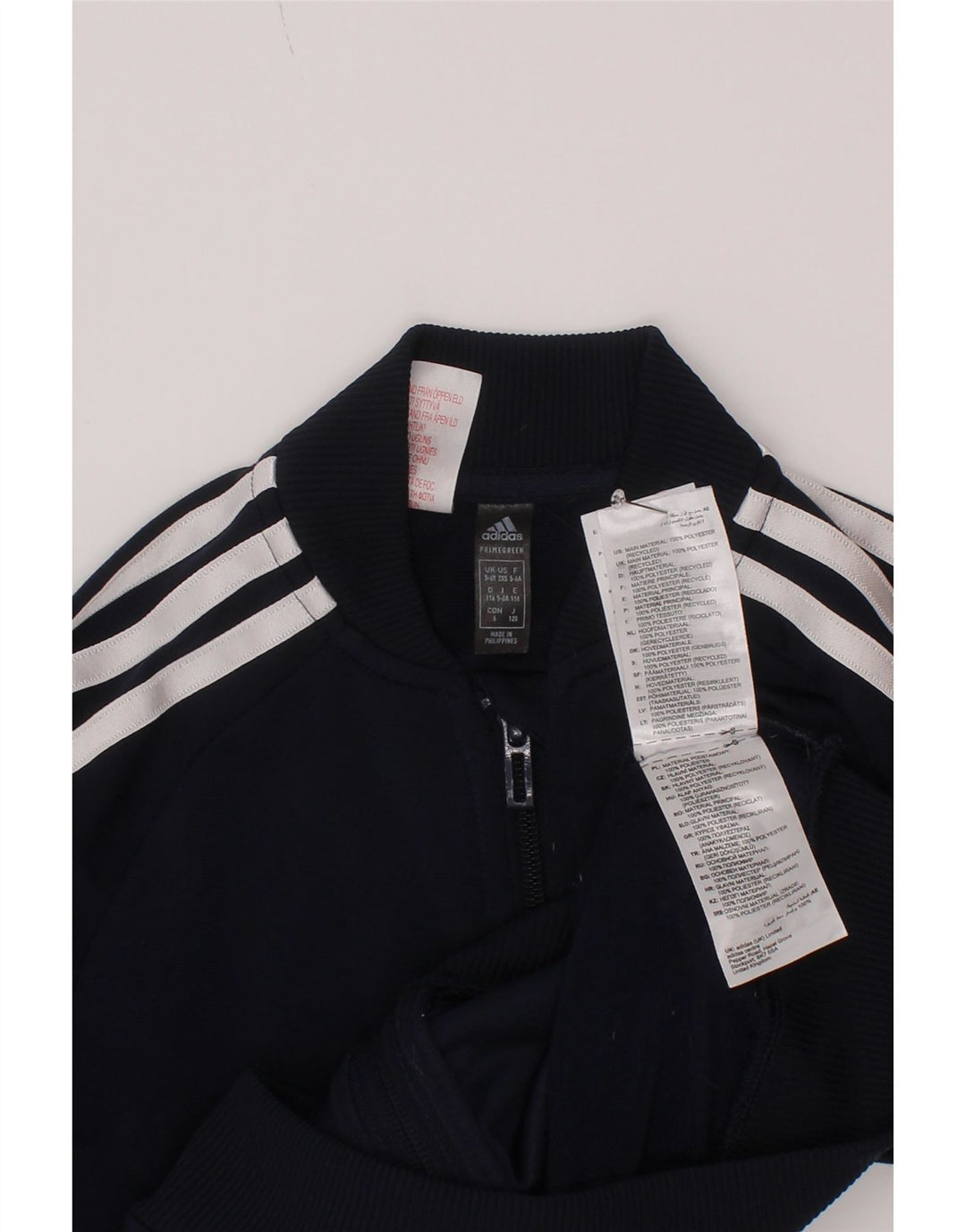 Adidas Chaqueta Chándal Niño 5-6 Años Azul Marino Poliéster