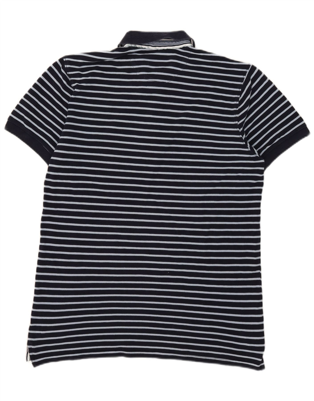 Polo Massimo Dutti Hombre Rayas Azul Marino Grande